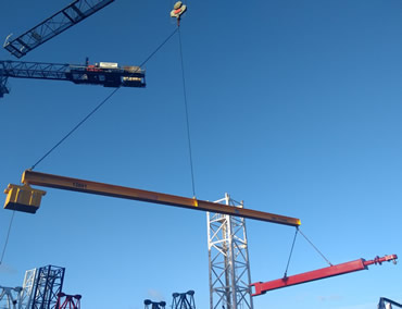 1 tonne countr balance beam - over hang beam