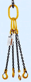Grade 80 4 leg chain sling