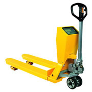Pallet truck with scales